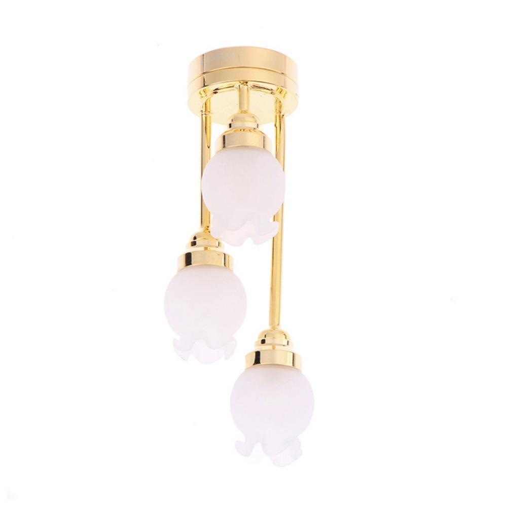 1/12 Scale Dollhouse Table Lamp Battery Operated LED Wall Sconces  Micro Landscape