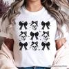 Coquette Skulls and Bows T-and Kids Tshirt, Gothic Halloween Tee for Stylish Women