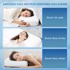 Viscoelastic Pillow 81x40 Cm Of Viscoelastic Foam With Ergonomic Design For Sleeping On Side And Back Cream