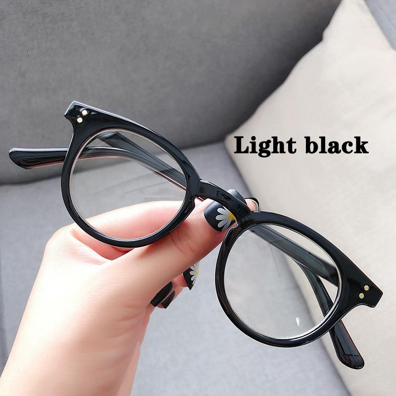 

Модные унисекс очки «кошачий глаз» простые очки для мужчин и женщин в оправе из поликарбоната для вечеринок маленькие круглые очки в нежной черной оправе