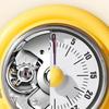 Magnetic Kitchen Timer Mechanical Kitchen Timer 60-minute Countdown Retro Stainless Steel Cooking Timer with Magnetic Attachment