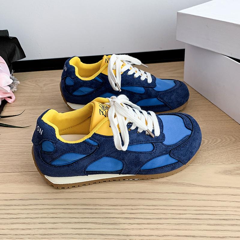 Fashion Casual Forrest Gump Women's Shoes Soft Bottom Not Tired Feet Casual Shoes Spring and Summer New Colorblocking Running Sneakers