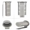 Fine Small Holes Titanium Tea Infuser Basket Titanium Loose Leaf Tea Infuser  Outdoor Camping