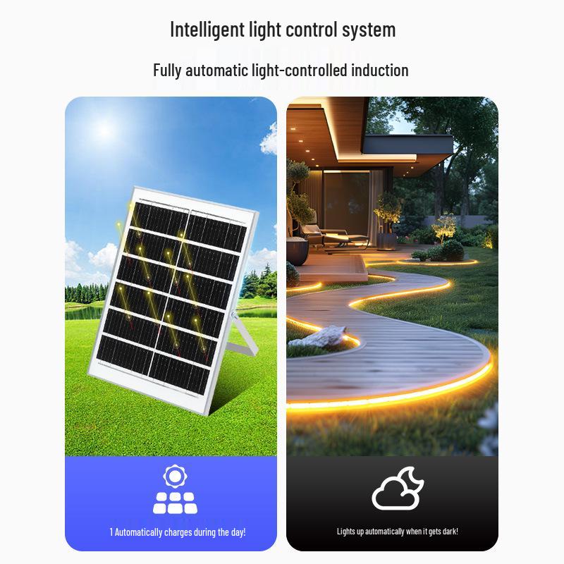 Solar LED Outdoor Waterproof Strip Lights for Gardens and Pathways
