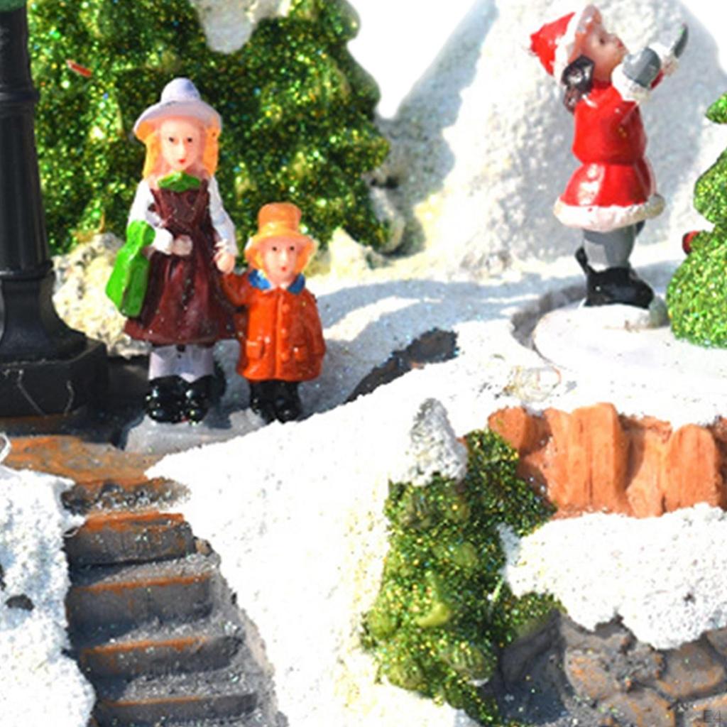 Music Box Christmas Gift Desktop Ornaments Home Decoration Gifts for Children Year