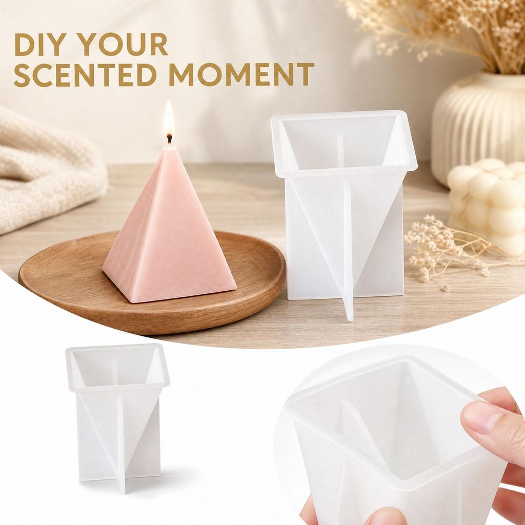 DIY Silicone for Scented Candle Making, Resin Epoxy Casting for Home Crafts