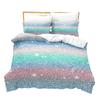 Home Textile Multicolored Glitter Three-Piece Quilt Cover 3D Digital Printing Bedding