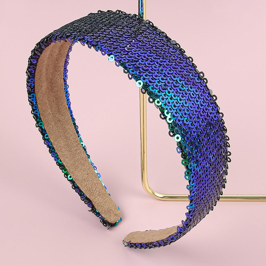 Serre-têtes à paillettes tendance Filles Brillants 3CM Serre-têtes Filles Femmes Serre-têtes Enfants Enfants Décoration de fête Accessoires pour cheveux