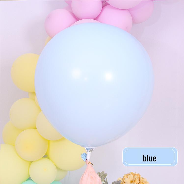 18-Inch Candy Macaron Single Layer Latex Balloons for Wedding and Party Decorations