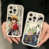 Ones Pieces Luffys Zoros Phone Case for iPhone 17e 17 16e 16 15 14 13 12 11 Air Pro Max Mini XR XS X 7 8 6 6s Plus Soft TPU
