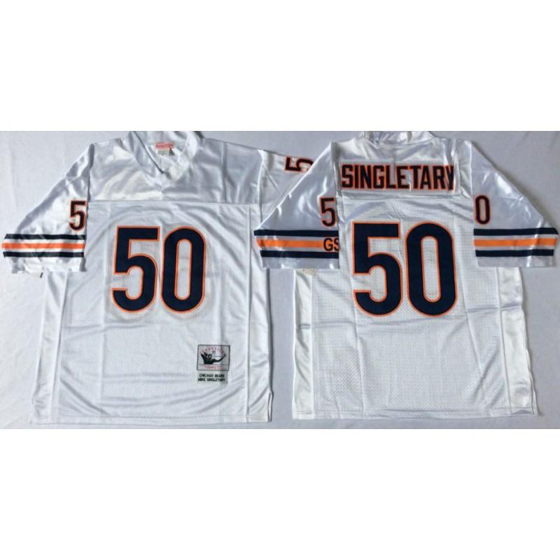 Maglia da Rugby Retro Chicago Bears Uomo Donna Misto Cotone Ricamata Abbigliamento per tifosi sportivi Fitness all'aperto Supporto di squadra