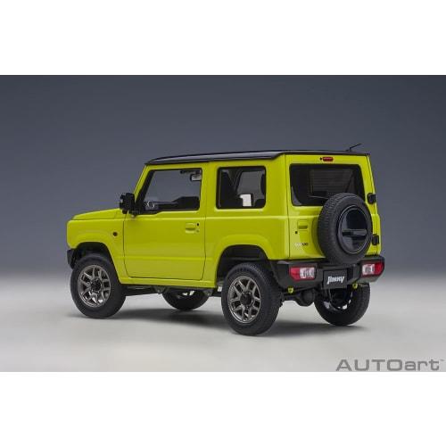 AUTOart 1/18 Scale Suzuki Jimny (JB64) Yellow with Black Roof, Finished Model, 78501