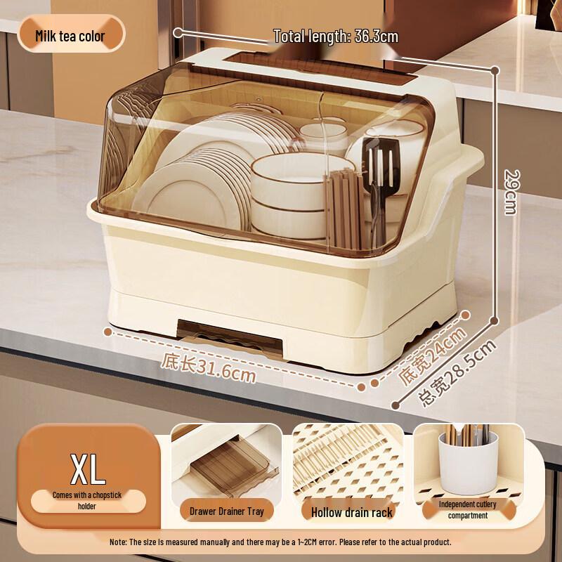 Nordic Plastic Kitchen Dish Drying Rack
