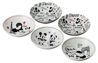 Maebata Disney Mickey Friends TRAVEL Fruit Bowl Set 51913 & LET'S D-MF56