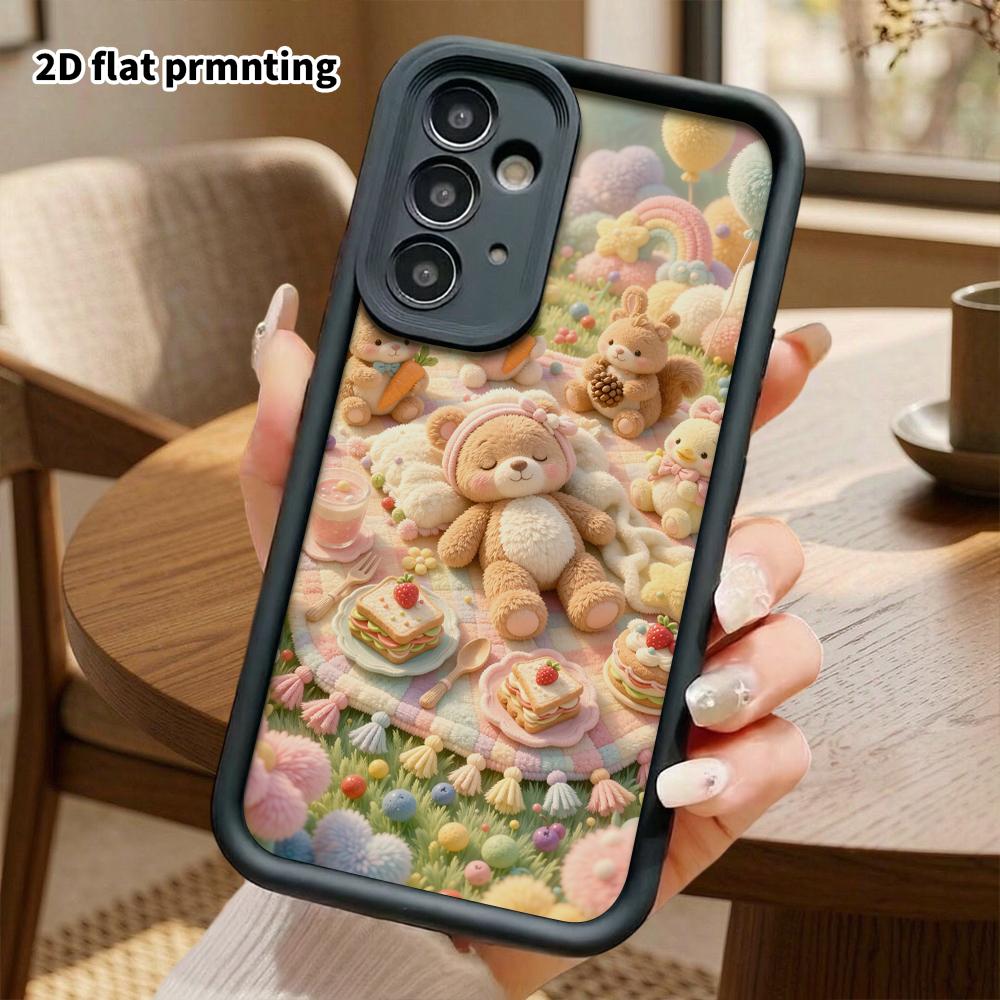 Phone Case: 2D flat, fits Samsung Galaxy A34 A35 M05 M06 S20 S22 S21 FE Plus 5G protective case, perfect for spring picnics, Christmas and Halloween, 