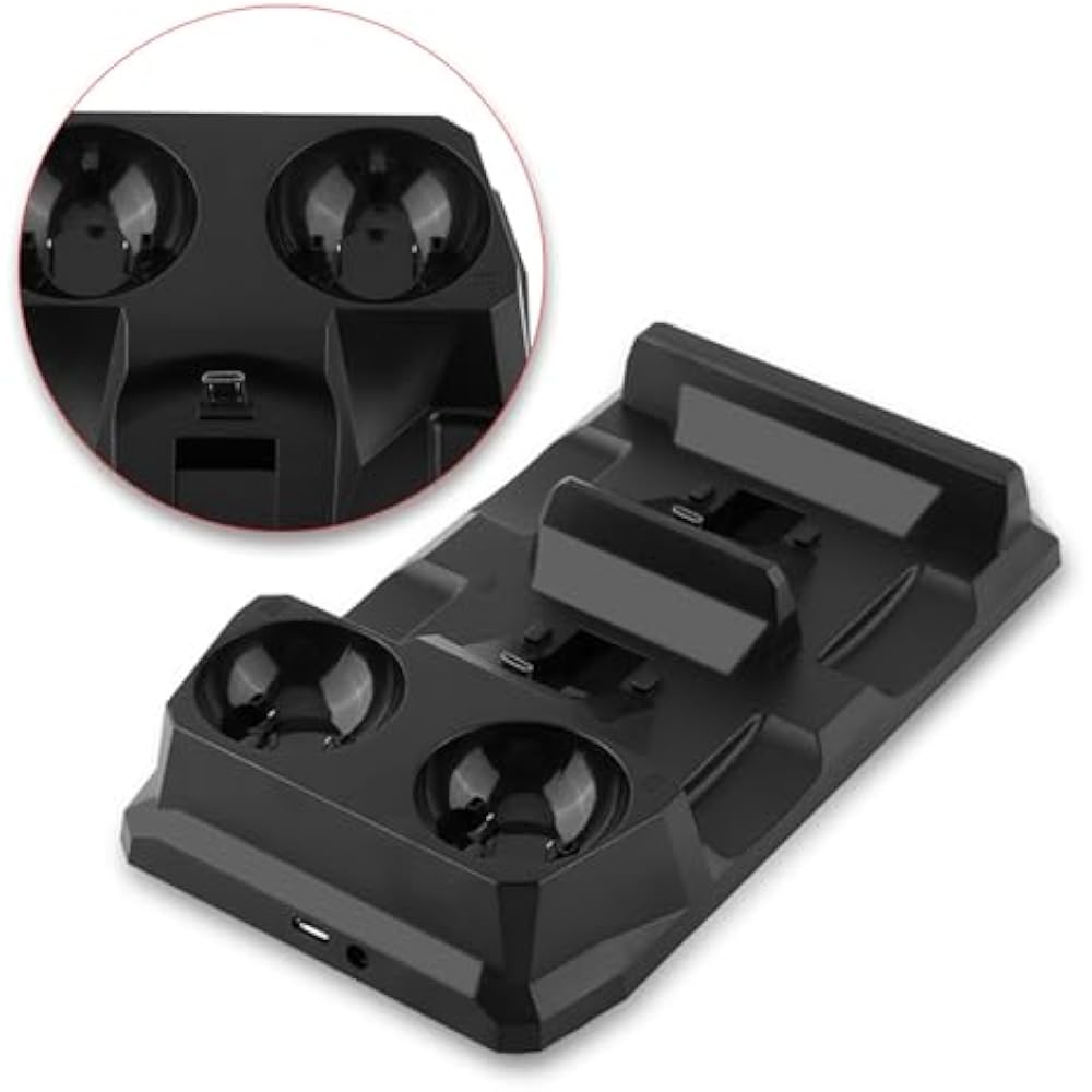 4-in-1 Fast Charging Dock Station Stand for PS Move/Controller
