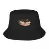 Cute Tortie Cat In A Box Bucket Hat New Hat Bobble Hat Snapback Cap Women Beach Fashion Men's