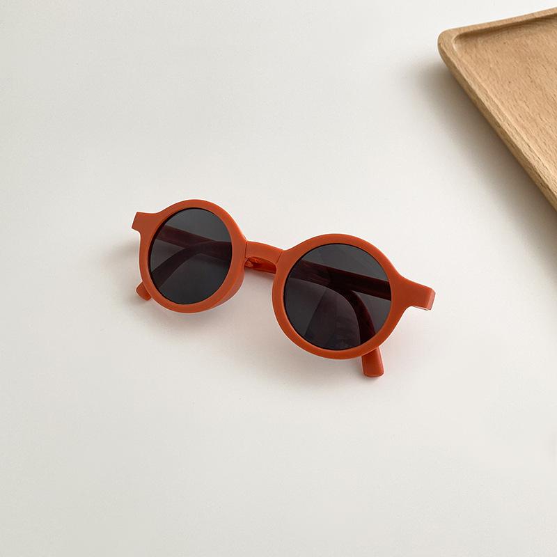 Retro Foldable Round Sunglasses For Kids Boys Girls Vintage Children Sun Folding Glasses Cute Portable Goggles Eyewear