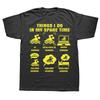 Funny Spare Time Swimming Swim Graphic T Shirts Men Women Cotton Humor Streetwear Tee Shirt Short Sleeve Unisex Loose Clothing