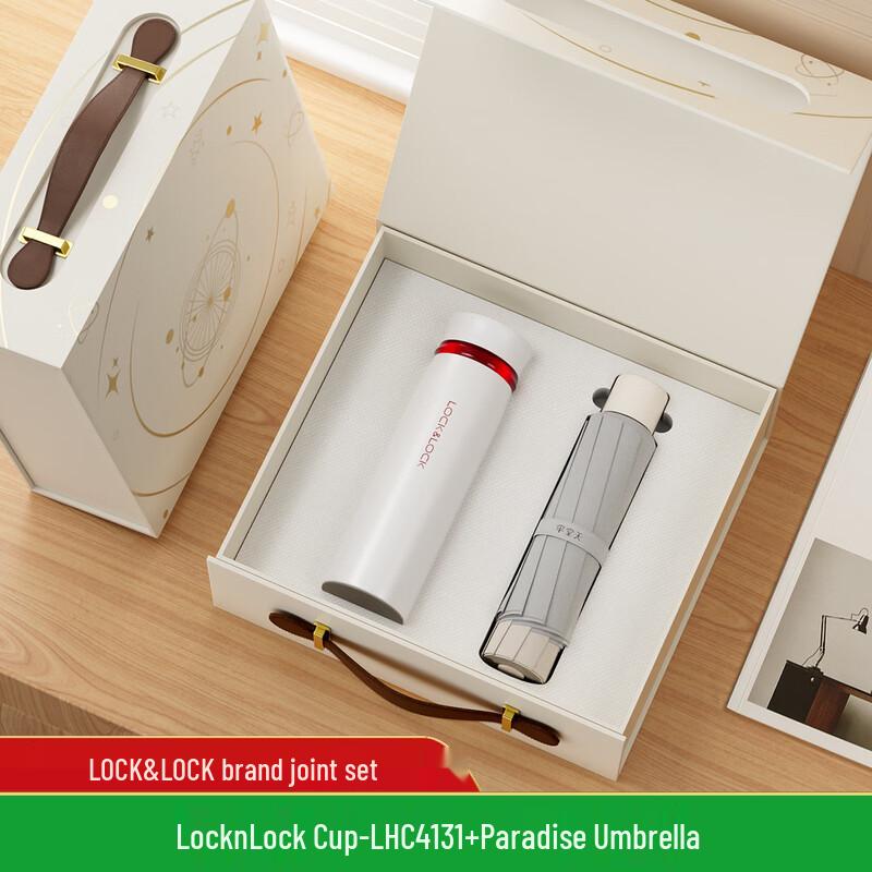 AQ Company Corporate Anniversary Gift Sets 06 Thermos + Umbrella