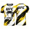 Hot Summer Selling UFC Boxing Fighting Competition Men's T-shirt Fashion Quick Drying Casual Breathable O-neck Short Sleeve Tops