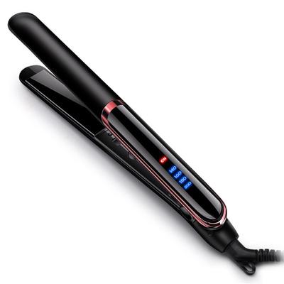 Hair Flat Iron Ceramic Professional Adjustable Black Hair Straightener for Salon