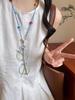 Vitality Summer~ Dopamine Color Beaded Glasses Lanyard Necklace Female Niche Design Sense Vacation Wind Clavicle Chain