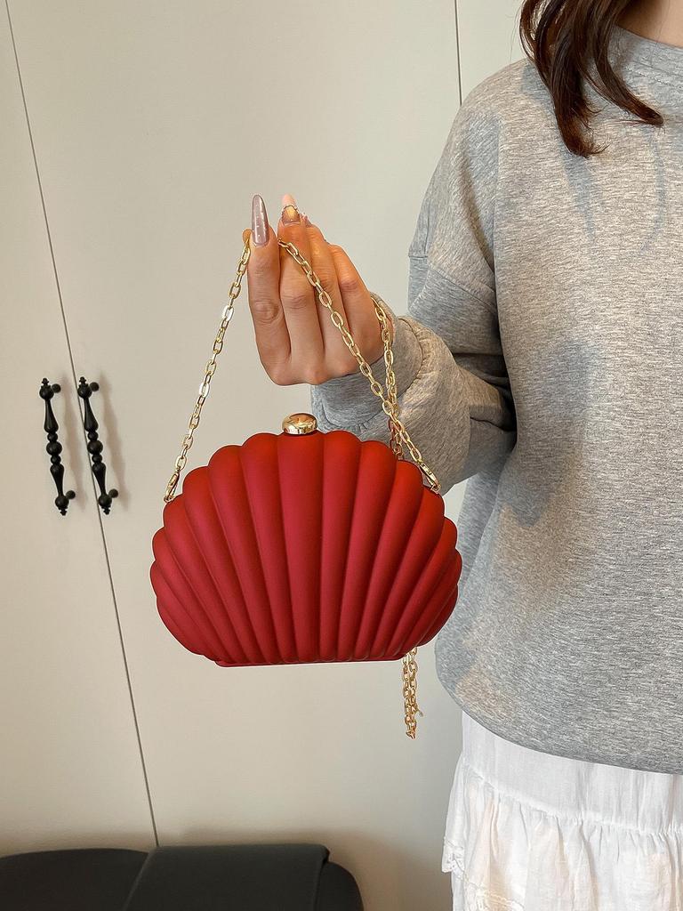 Acrylic Evening Clutch: European & American Style Crossbody Chain Bag for Women