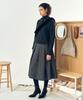 Pelimela Fastener Point Hoodie Knit (Charcoal)