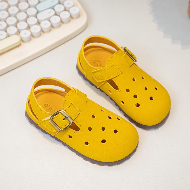 Children's 2025 Spring/Summer Crocs: Soft-Soled Sandals for Boys and Girls, Baby and Toddler Walking Shoes.