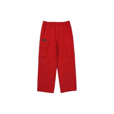 Fila Knitted Sweatpants Unisex Red Moderate Wide Leg Pants FS2WPF2132X-HRD