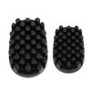 Large and Small Size Rubber Curling Hair Brush Washable Durable Rubber Curl Brush Professional Styling Dreadlocks Tool