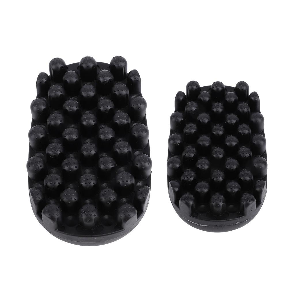 Large and Small Size Rubber Curling Hair Brush Washable Durable Rubber Curl Brush Professional Styling Dreadlocks Tool
