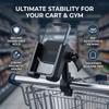 Cart Phone Holder Magnetic Base 360 Degree Rotation Gym Phone Mount for 4.7 7 Inch Phones