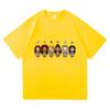 KATSEYE X Toca Boca T-Shirt Koreanische Mädchenband Cartoon-Druck T-Shirts Baumwolle Kurzarm Locker Damen-T-Shirts Unisex Streetwear