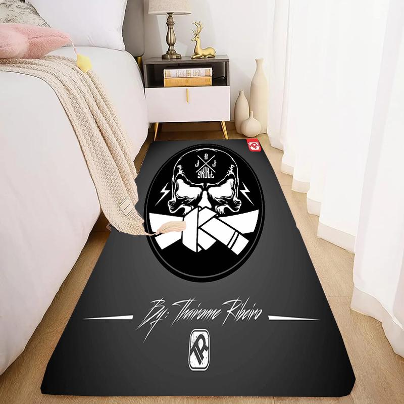J1u-J1tsu Warrior Japanese B-Bjj Mma Area Rug,Carpet for Living Room Bedroom Sofa Doormat Decor,Kids Non-slip Floor Mat Alfombra