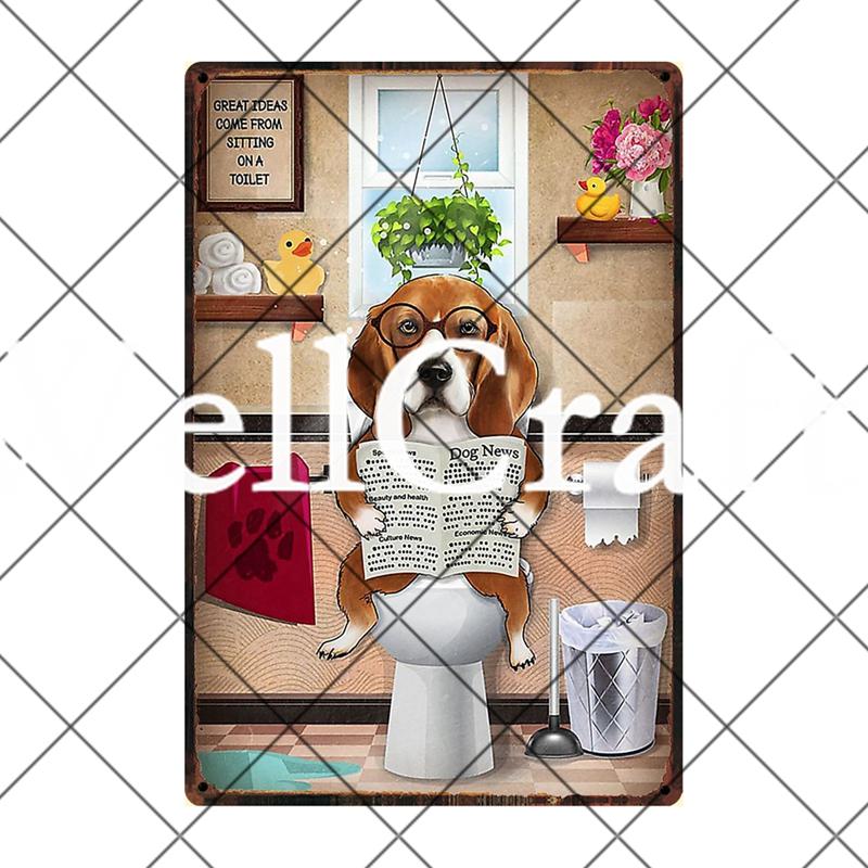 [ Wellcraft ]  Beagle Dog Are My Friend Beer Coffee Bath Shop Art Metal Tin Sign Wall  Poster Iron Painting Pub D-12 20*30 CM