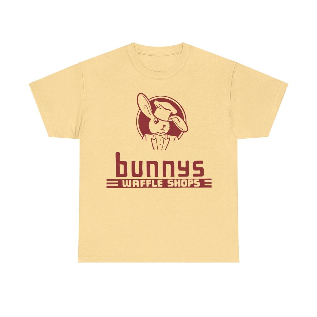 Unisex Graphic T-shirt Bunnys Waffle Shops Restaurant T-shirt