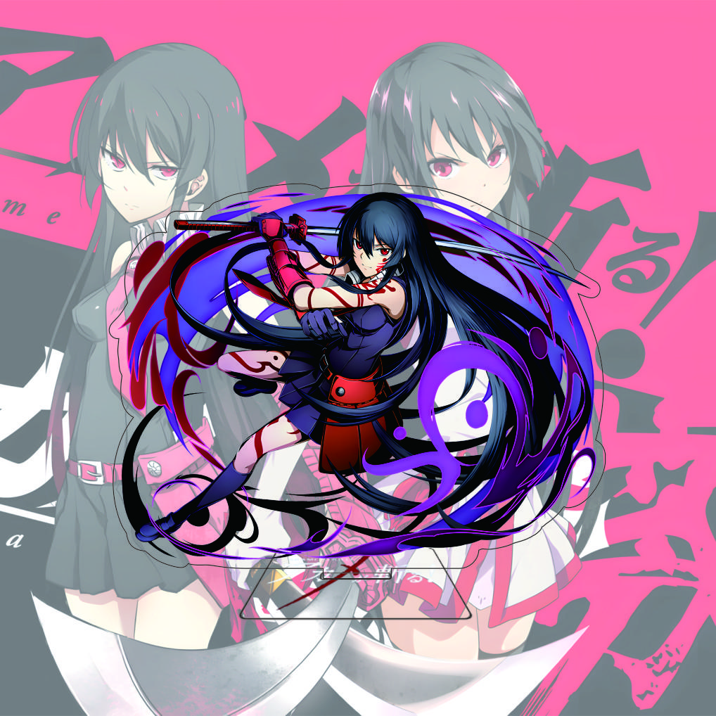 Anime Akame ga KILL 15cm Acrylic Stand Model Cosplay Characters Ornament Accessories Goods Collection Gifts