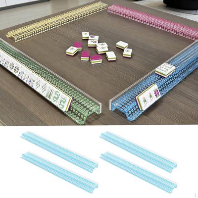 4 American Mahjong Game Boards with Sliding Arms, Tile Holders, Accessories, Modern Acrylic