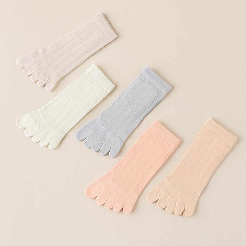 5 Finger Boat Sox Women Toe Socks Fashion Breathable Summer Ladies Girl Ultrathin Invisible Cotton Five-Finger Sock