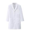 Nursery Men's Daily Doctor Coat, Wrinkle-Resistant Lab Coat, Long Sleeves with Pockets, Medical, Size M, White, 9627201A
