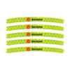 Decorative 20Pcs Car Wheel Hub Reflective Stickers Safety Warning Rim Decals Auto Exterior Upgrade Car-Styling For Skoda Octavia xkbf53