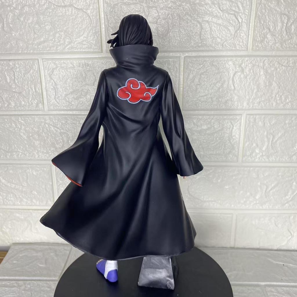 Naruto Shippuden Anime Figure Door God Uchiha Itachi Standing Posture Action Figure Boy Dolls Decorations Christmas Toys Gift