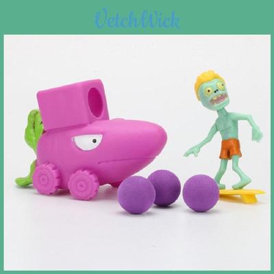 Pvz Plants Vs Zombies Peashooter Pvc Action Figure Easter Wood Decoration For Kids