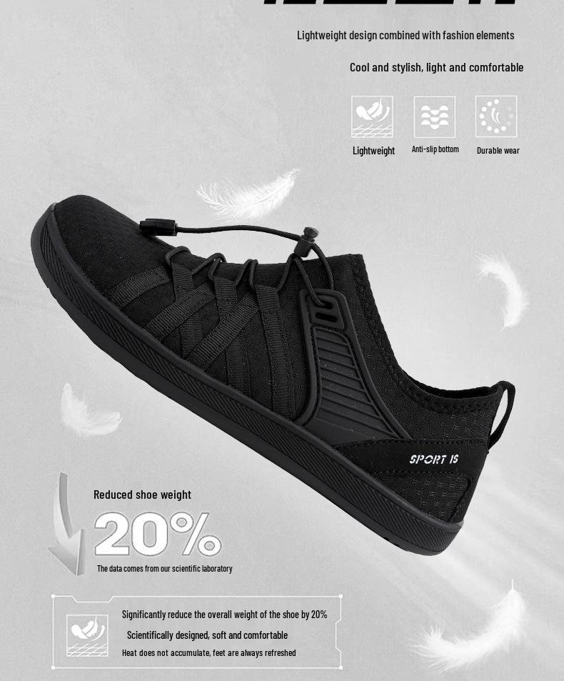 2025 Summer Comfortable Indoor Wide Toe Fitness & Yoga Shoes - Breathable for Running & Cycling