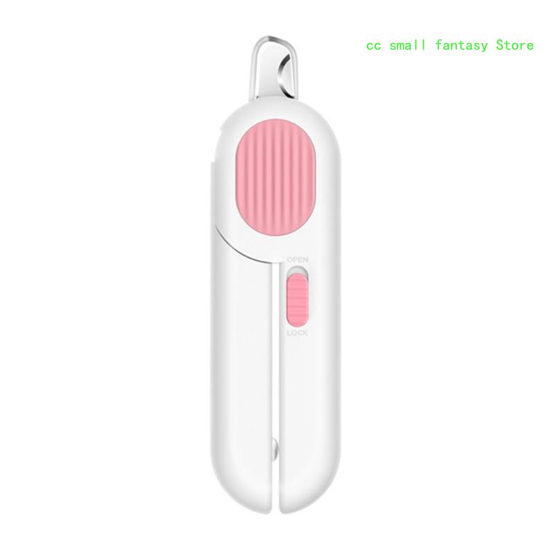 

Резак R3MA со светодиодной подсветкой Безопасные триммеры для домашних животных Избегайте чрезмерного срезания розовый