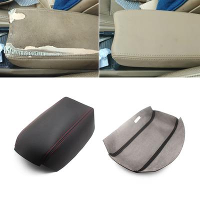 Miękka skórzana osłona podłokietnika dla Honda Civic 8. generacji Sedan 2006 - 2011 stylizacja samochodu kontrola środkowa podłokietnik ze schowkiem naklejka na pokrywę