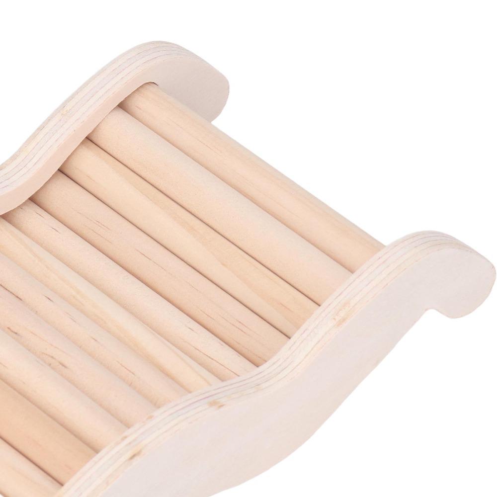 Wood Wooden Hamster Bridge Easy Installation Hamster Interactive Toy Pet Cage Accessories
