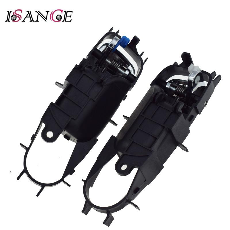 1/2/4 Pcs Chrome Black Interior Door Handle For Dawoo Nubira Chevrolet Optra Excel Lacetti Buick Excelle Front Rear Left Right